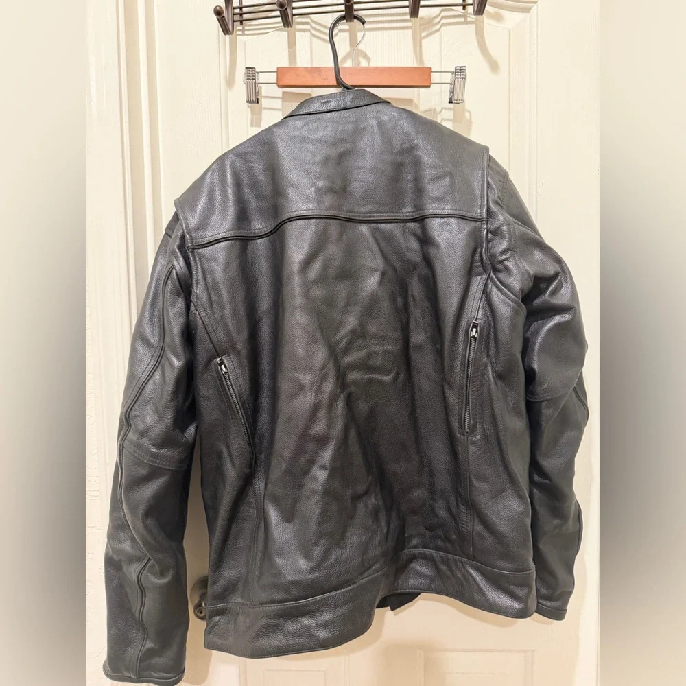 Milwaukee Leather Motorcycle Jacket great condition xl - Picture 2 of 8